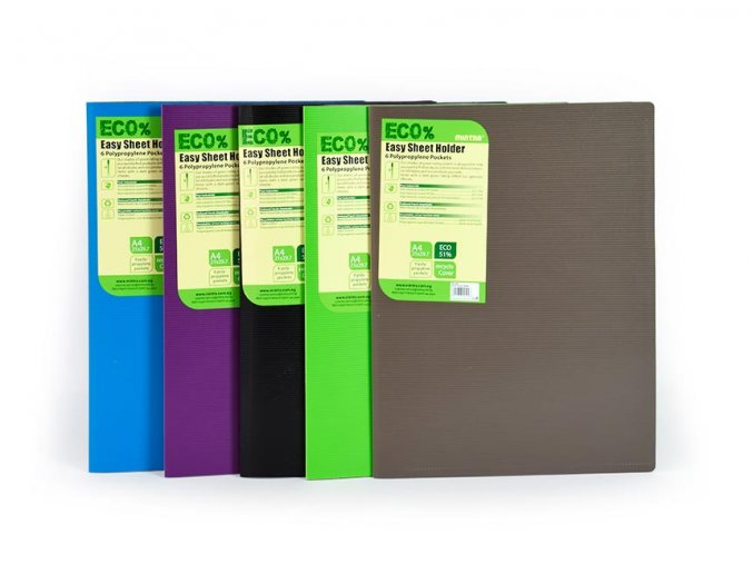 Desky na spisy ECO% EASY SHEET HOLDER, A4 hnědá