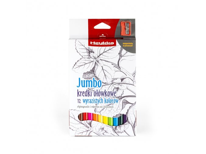 Heykka pastelky Jumbo, 12 barev