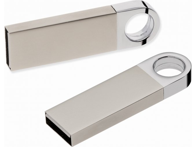 Elegantní kovový USB Flash disk Malaga 32 GB, stříbrná