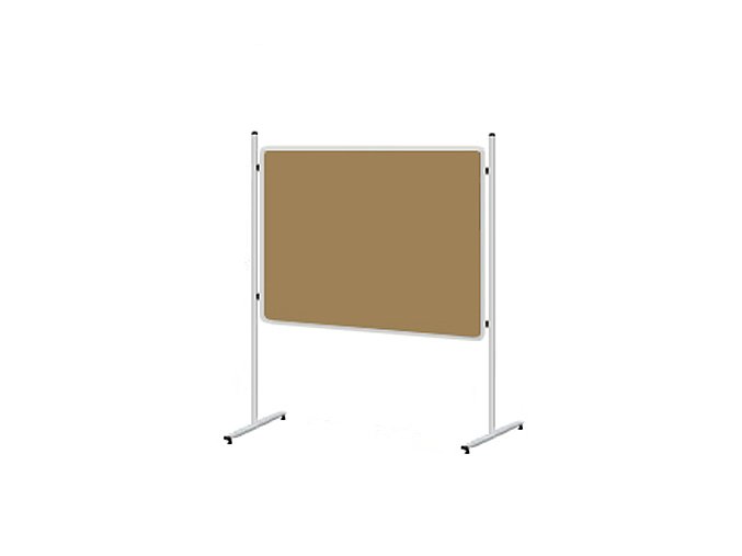Korková oboustranná tabule 120x90 cm na 160 cm stojanu