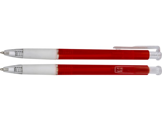 Plastové kuličkové pero Neon 20, červená