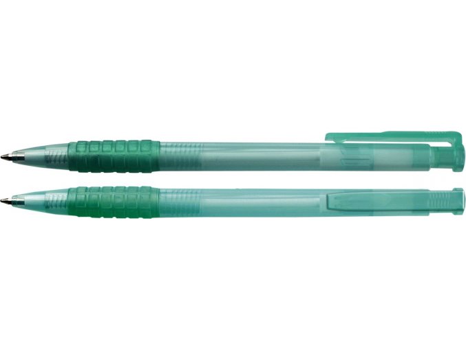 Plastové kuličkové pero Opera 40, zelená