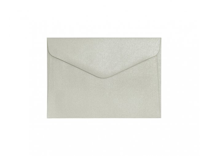 Galeria Papieru obálky C6 Pearl světle stříbrná K 150g, 10ks