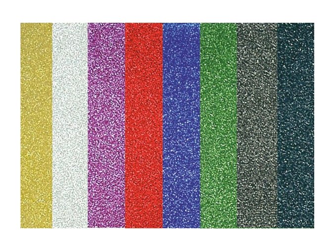 Galeria Papieru třpytivá fólie samolepicí mix barev 150g 10ks