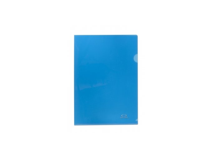 Zakládací obal A4, 180mi, tvar L, modrá, 10ks