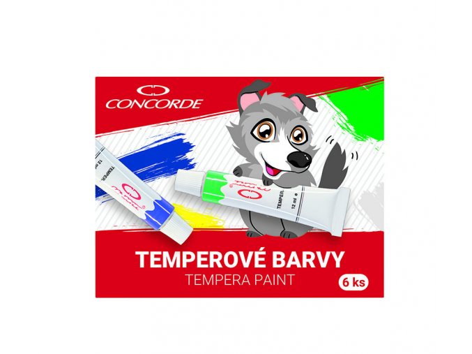 Temperové barvy CONCORDE 12ml - 6ks