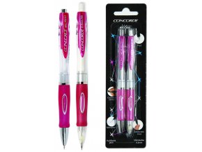 Kuličkové pero a mechanická tužka CONCORDE Extra, růžová