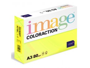 barevny papir image coloraction a3 80g reflexni zluta 500 ks 919