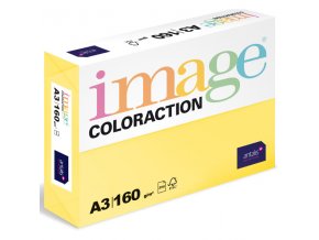 barevny papir image coloraction a3 160g pastelove zluta 250 ks 5901