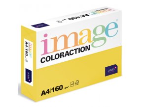 barevny papir image coloraction a4 160g intenzivni syta zluta 250 ks 5890