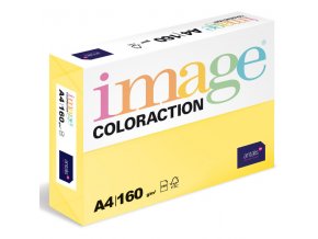 barevny papir image coloraction a4 160g pastelove zluta 250 ks 5897
