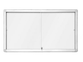 Horizontální magnetická vitrína s posuvnými dveřmi 141 x 101 cm (18xA4)