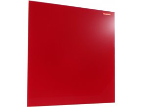 Skleněná magnetická tabule červená 45x45cm