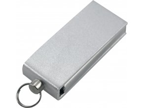 Kovový mini USB Flash disk Kipawa 32 GB, stříbrná