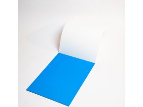 Popisovatelné fólie elektrostatické Symbioflipcharts 500x700 mm modré, 25 ks