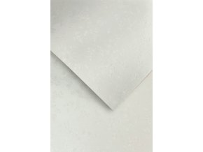 Ozdobný papír Floral bílá 220g, 20ks