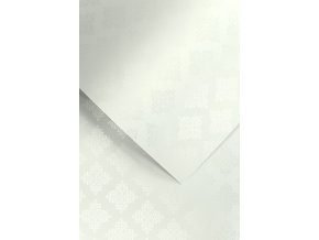 Galeria Papieru ozdobný papír Glamour bílá 230g, 20ks