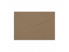 Galeria Papieru obálky C6 Kraft tmavě béžová 120g, 10ks