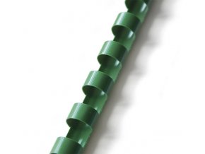 plastový hřbet 14mm zelená 100ks