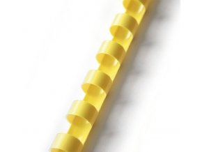 plastový hřbet 14mm žlutá 100ks