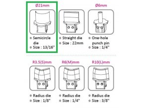 Výsekový rádius pro KW triO 9521 21 mm