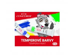 Temperové barvy CONCORDE 12ml - 6ks