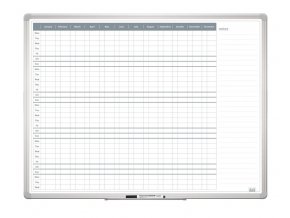 Roční plánovací tabule s poznámkou 90x120