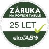 Keramická tabule pro popis křídou ekoTAB 120x100