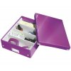 organizacni krabice click n store fialova a4 4333