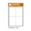 etikety samolepici 105x148mm 100 ks 1201