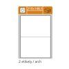 etikety samolepici 210x148 5mm 100 ks 1204