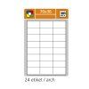 etikety samolepici 70x36mm 100 ks 1211