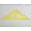 Trojúhelník s kolmicí žlutý