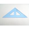 Trojúhelník s kolmicí modrý