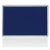 Filcová modrá tabule v hliníkovém rámu 200x100 cm