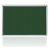 Filcová zelená tabule v hliníkovém rámu 180x120 cm