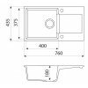 Granitový dřez Reginox Mini Amsterdam 760.0