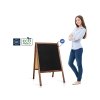 Dřevěný reklamní stojan Classic M 100 x 60 cm