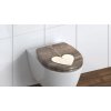 WC sedátko Schütte WOOD HEART | Duroplast, Soft Close