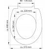 WC sedátko Schütte BEACH | Duroplast, Soft Close