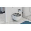 WC sedátko Schütte GREY HEXAGONS| Duroplast, Soft Close