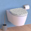 WC sedátko Schütte MOSAIK GRAU| Duroplast, Soft Close