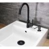 Dřezová baterie Aquasanita - Helika Sabia Grace 5523JG black metallic
