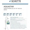 Sprcha Schütte Aquastar sprchovy sloup bílá / chrom