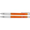 Plastové kuličkové pero Neon 60, oranžová