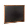 Černá tabule na křídy v dřevěném rámu 47x79 cm
