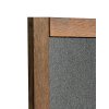 Černá tabule na křídy v dřevěném rámu 47x79 cm