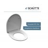 WC sedátko Schütte WHITE WAVE | Duroplast HG, Soft Close