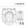 WC sedátko Schütte WHITE WAVE | Duroplast HG, Soft Close