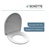 WC sedátko Schütte RAINDROP | Duroplast HG, Soft Close